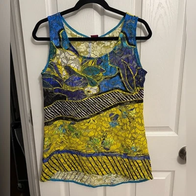 Save the Queen | Camiseta sin mangas de encaje multicolor talla L Foto 1 de 4