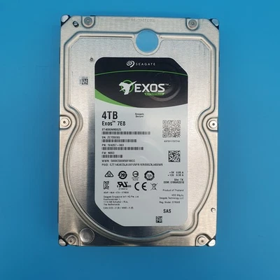 Seagate ST4000NM0025 4TB 3.5" SAS 12Gb/s 7200RPM Enterprise HDD 1V4207-002 - Image 1 of 4