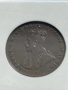 1926 Hong Kong 1 Cent in coin folder. Approximately uncirculated. - Picture 1 of 5
