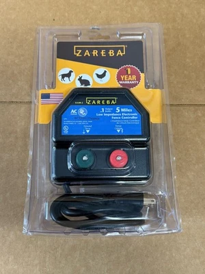 Zareba 5 Mile AC Powered Low Impedance Electric Fence Charger EA5M-Z