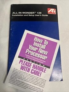 ATI All-In-Wonder 128 Installation & Setup User Manual 1999 - Picture 1 of 12