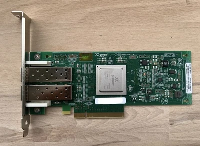 QLogic QLE2562-F FC Dual-Port 8 Gb PCI-E x8 Network Adapter LP + 2x 8Gb SFP+ - Bild 1 von 3