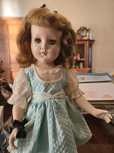VINTAGE Aranbee 17”Doll. Eyes Open/Close. Needs TLC. - Picture 1 of 9