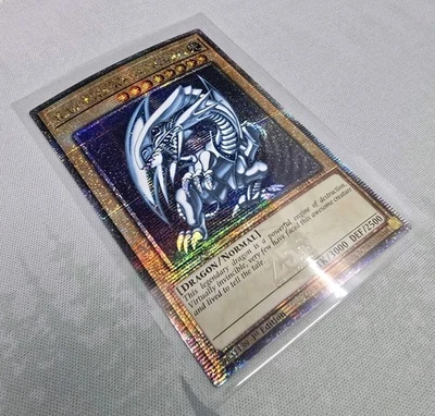 QCR Blue-Eyes White Dragon  Quarter Century Secret Rare Yugioh NM TCG MP24-EN001 - Image 1 of 3