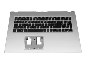 Acer Aspire 5 (A517-52G) oryginalna klawiatura z Topcase DE (niemiecki) czarna/si - Zdjęcie 1 z 5
