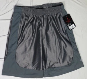 DR. J YOUTH BOYS XL BASKETBALL SHORTS CHARCOAL GRAY DJS-1127 JULIUS ERVING NWT - Picture 1 of 2