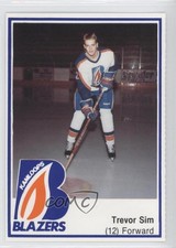 1989-90 Kamloops Blazers Team Issue Trevor Sim #12