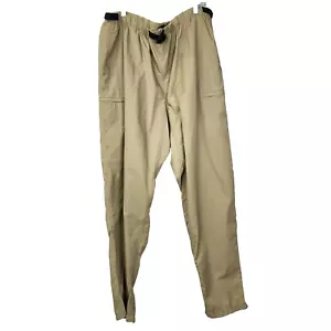 Mens Patagonia Tan Belted Fishing Hiking Outdoor Pants Belted Size XL - Picture 1 of 13