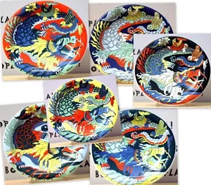 Dragon Drache BOPLA! Schweizer Porzellan: Miniteller Untertasse Unterteller 16cm - Bild 1 von 7