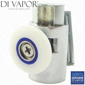 Repuesto de rodillo de ducha de metal de una sola rueda inferior Di Vapor (R) | 6 mm a 8 mm - Imagen 1 de 7