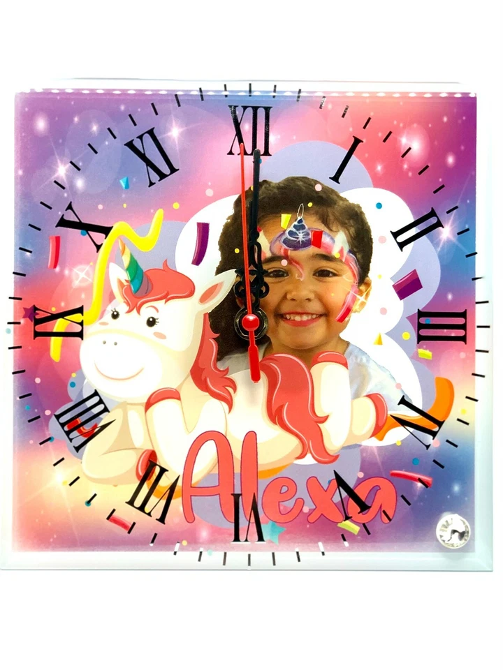 Reloj de cristal en blanco de sublimación 10 piezas con mecanismos incluidos 8" x 8" Foto 1 de 2