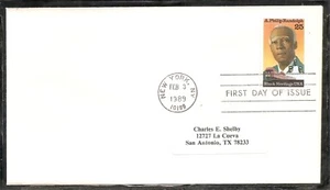 US SC # 2402 A. Philip Randolph FDC. No Cachet - Picture 1 of 1