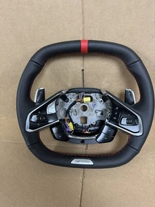 2023 Chevrolet Corvette Z06 Steering Wheel Black Leather W/Heat OEM NEW 85521368 - Picture 1 of 8