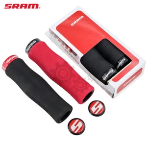 Empuñaduras de contorno Sram espuma con anillo de bloqueo bicicleta ergonómico negro rojo - Imagen 1 de 8