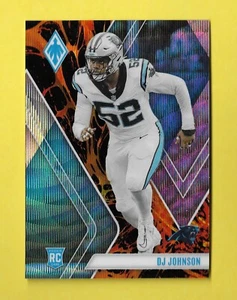 2023 PANINI PHOENIX DJ JOHNSON LAVA RADIOCONTROL #d 030/175 CAROLINA PANTHERS - Imagen 1 de 2