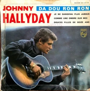 Johnny Hallyday - Da Dou Ron Ron - Vinyl 7" 45T (Single)  - Imagen 1 de 1