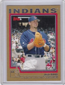 2004 Topps Gold #609-Indians-Josh Bard-Serial # 1104-2004 - Picture 1 of 2