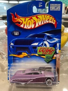 2002 Hot Wheels #107 Caliente Barra Revista Serie 1/4 Purple Passion Lila W/ Ww - Imagen 1 de 1