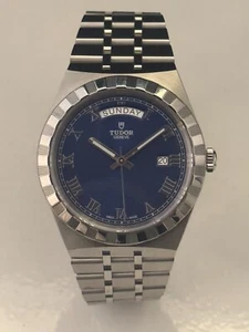 Tudor Royal 41mm Blue Dial Automatic Luxury Watch Excellent 28600 US Seller - Picture 1 of 13