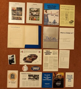Volvo UK Verkaufspaket/Broschüren, einschließlich DIE AUTOS 50 JAHRE VOLVO 1927 1977 - Bild 1 von 20
