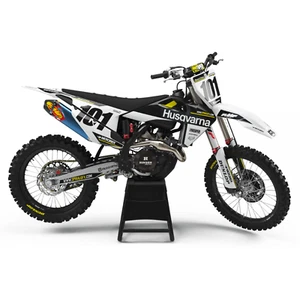 Kit de gráficos MX personalizados Husqvarna TC FC 125 250 350 450 Corp azul 2020 TODOS LOS AÑOS - Imagen 1 de 5