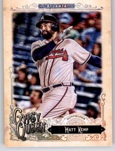 2017 Gypsy Queen Matt Kemp MLB Base Card PWE Braves #159 - Picture 1 of 2