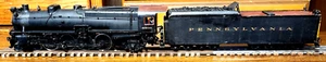 RARE KTM PRR M1A 4-8-2 LOCO AND TENDER "O" SCALE BRASS GOOD CONDITION TO RESTORE - Picture 1 of 7