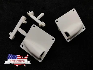 1 Paio Servo Supporto Ala Nylon Protezione per Servo 6-9g 40x40mm 1,5x1,5" - Foto 1 di 8