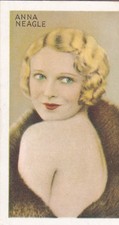 Gallaher Cigarette Card - Champions Stage & Screen 1934 -  30 Anna Neagle