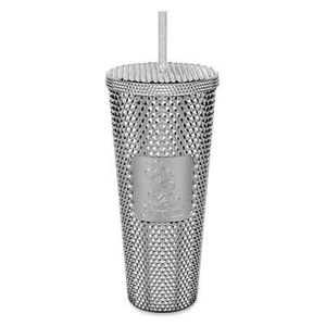 *NUEVO* Taza de vaso Disneyland 100 Plata Mickey Mouse Starbucks 24 oz | 2023 - Imagen 1 de 2