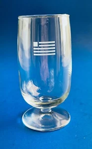 Vaso de vino con patas de US Airways Airlines - 4,5"" - logotipo de bandera - Imagen 1 de 3