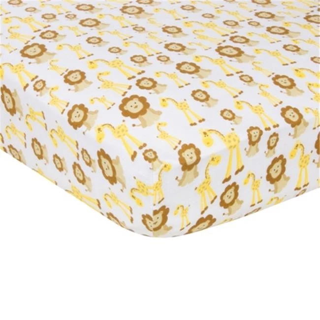 Простыня для кроватки муслиновая MiracleWare 7149 жирафы и львы - Изображение 1 из 1