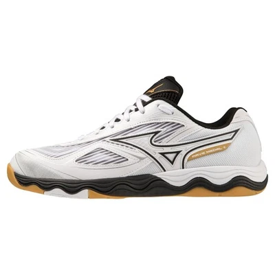 Tenis de Mesa MIZUNO Wave Medal 7 Blanco/Negro/Dorado 22,5 cm 2E Foto 1 de 4