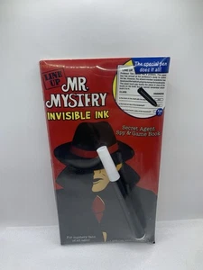 Yes & Know Line Up Mr. Mystery Invisible Ink Secret Agent Spy Game Book SEALD O1 - Picture 1 of 5