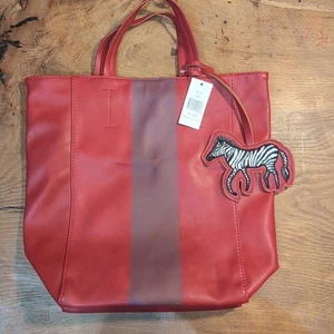 Limited Edition Saks Fifth Avenue Red Zebra Bag Boutique - S0197 - Bild 1 von 7