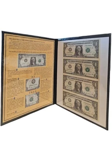 United States US Commemorative Gallery 2003 Uncut $1 Sheet George Washington - Bild 1 von 8