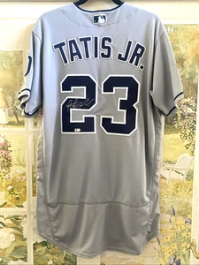 Fernando Tatis Jr. AUTO Signed 2019 San Diego Padres Rookie RC Jersey MLB Holo - Picture 1 of 21