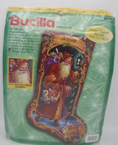 Bucilla Needlepoint Santa Stocking Jordan - Picture 1 of 3