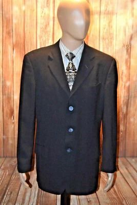 Abrigo deportivo Valentino UOMO para hombre forro parcial a cuadros 3 botones delanteros talla 44L Foto 1 de 4