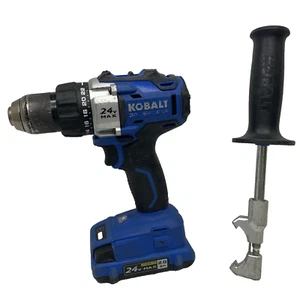 1/2" Brushless Drill/Driver Kobalt KDD 524B-03 24V MAX W/ Battery -w/ Test Video - Picture 1 of 23