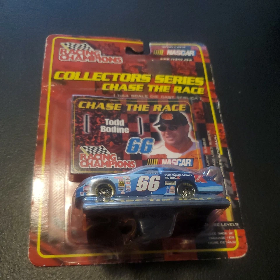 Racing Champions 2001 Todd Bodine #66 Kmart Blue Light Special Ford NASCAR 1 64