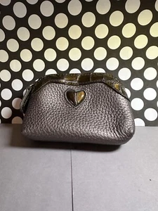 brighton mini coin purse Bronze Floral Lining - Picture 1 of 7