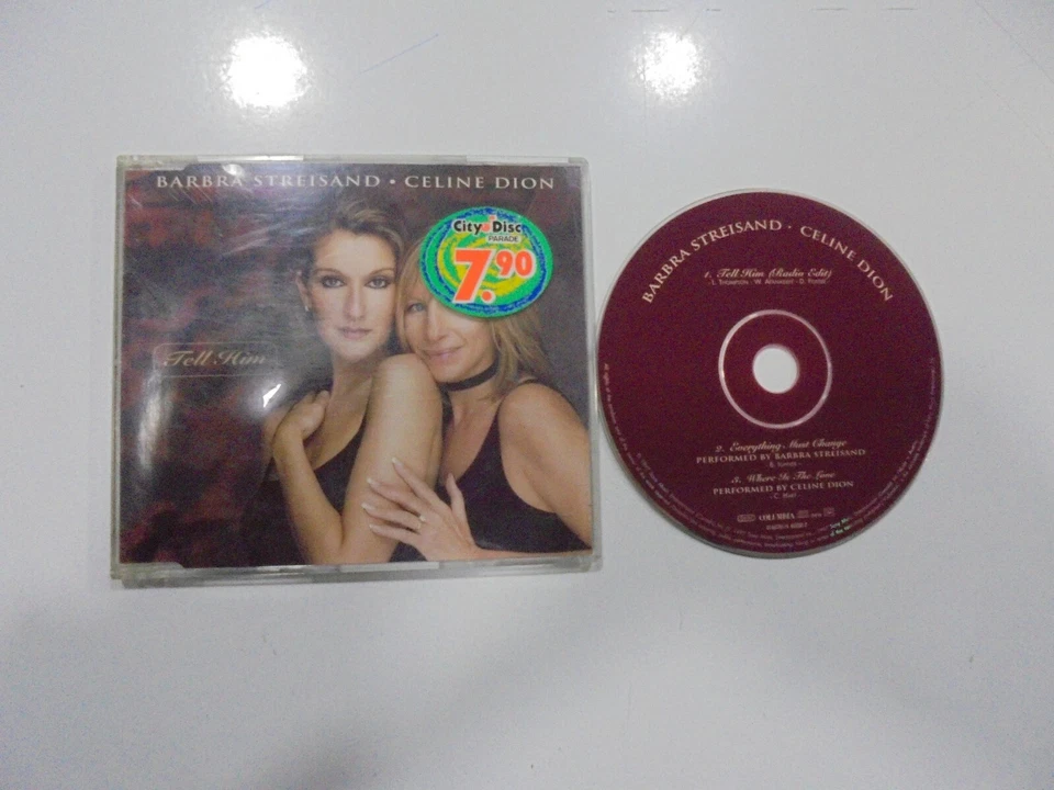 Barbra Streisand / Celine Dion Cd Single Österreich Tell Him 1997 - Bild 1 von 1