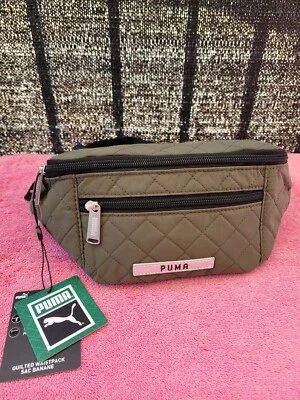 Riñonera Puma acolchada unisex saco verde plátano - 2 bolsillos Foto 1 de 4