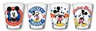 Classic Mickey Mouse 4 Pack Mini Glasses, 1.5-Ounces, Multicolored