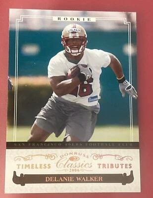 2006 Donruss Classics Timeless Tributes Bronze Card #178 Delanie Walker #81/100 - Image 1 of 2