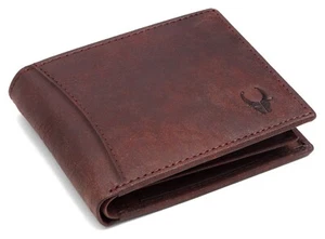 Brandneu Rfid Geschützt Echtes Braunes Leder Schmal Leicht Etui für Männer - Bild 1 von 6