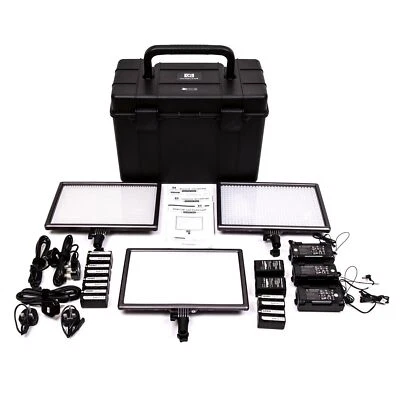 NanGuang Studio Photography Lighting Bundle Kit RGB173II Mixpad 106 Luxpad 43H - Image 1 of 4
