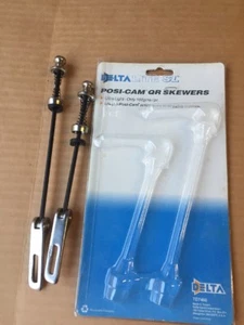 NEW Set  DELTA Position-cam QR Skewers For Mountain  Bike,Vintage NOS - Picture 1 of 12