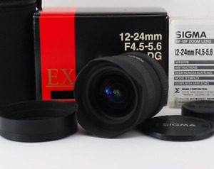 Sigma Ex 12-24mm F/4.5-5.6 Dg HSM Gran Angular Lente de Zoom para Canon De Japón